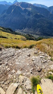 Widok na Cichą Dolinę Liptowską spod Wysokiej Suchej Czuby Kondrackiej