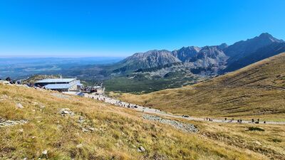 Górna stacja kolejki linowej na Kasprowy Wierch