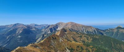 Kasprowy Wierch [Widok na Czerwone Wierchy z Kasprowego]