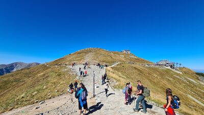 Kasprowy Wierch z Suchej Przełęczy