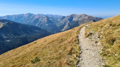 Skrót poza szlakiem omijający Pośrednią Turnię