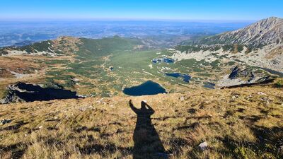 Dolina Zielona Gąsienicowa z czerwonego szlaku między Liliowe a Skrajną Turnią