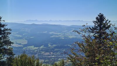 Panorama Tatr z rumowiska pod Luboniem Wielkim