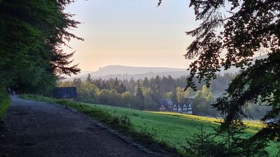 Zachód słońca na Drodze Pod Reglami