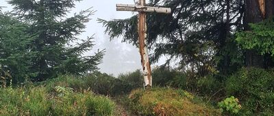 Kudłoń, rozejście szlaków ↔ Gorc Troszacki [Mogiła na Gorcu Troszackim]