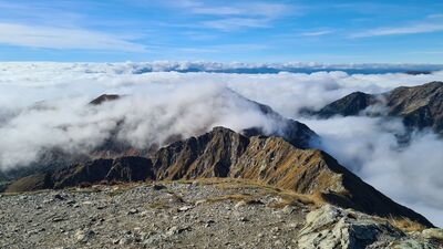 Widok z Bystrej na zachód