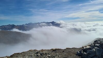 Widok z Bystrej w kierunku Krywania