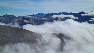 Panorama Tatr Wysokich z Bystrej
