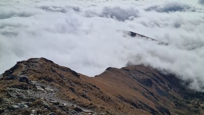 Południowo-wschodnia grań Bystrej