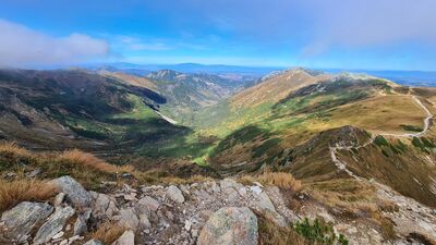 Starobociańska Dolina i grań Ornaku