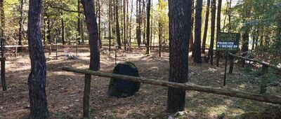 Rozejście szlaków ↔ Pogorzelec [Cmentarz żołnierzy poległych w I wojnie światowej w Pogorzelcu.]