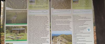 Muczne, granica parku narodowego