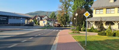 Buczkowice, Urząd Gminy ↔ Buczkowice, ul. Zielna