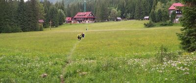 Chata Zverovka ↔ Zverovka, rázcestie