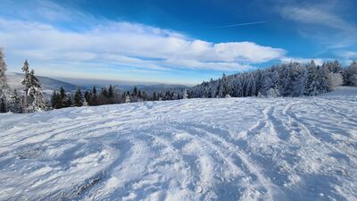 Polana Łąki 1000 m n.p.m.