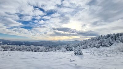 Panorama z Polany Skalne