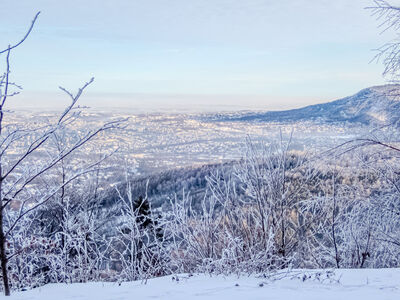 Widok na Bielski z obejścia pod Kołowrotem