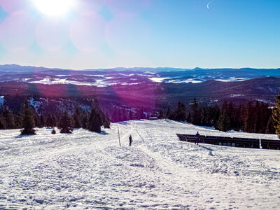Widok na Niżne Tatry z Hali Rysianka