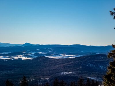 Widok na Wielki Chocz z Hali Rysianka