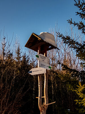 Rozejście szlaków nad Halą Cukiernica