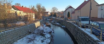 Witków Śląski, mostek na rzece Lesk