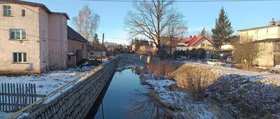 Witków Śląski, mostek na rzece Lesk