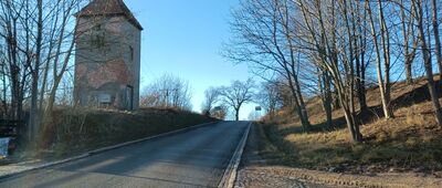Struga, odejście szlaku niebieskiego