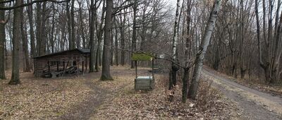Będkowice, skansen, wiata