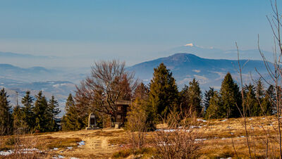 Ołtarz, Luboń Wielki i Babia Góra spod Ćwilina