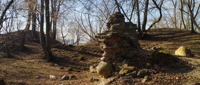 Węgrów ↔ Miedzna [Ruiny zamku w Miedznie (ok. 100 m od szlaku).]