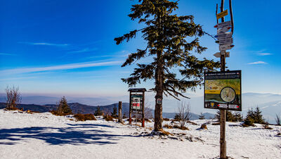 Barania Góra - tabliczka szczytowa