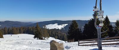 Schronisko PTTK Turbacz, rozejście szlaków