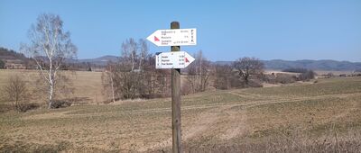 Łączna ↔ Piszkowice, rozejście szlaków