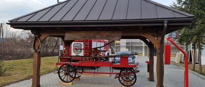 Bochotnica, Podzamcze, krzyż ↔ Bochotnica [Bochotnica - Ochotnicza Straż Pożarna]