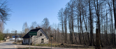 Sarnetki, granica parku narodowego