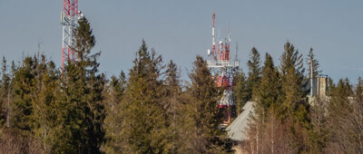 Pod Szyndzielnią, odejście szlaku żółtego ↔ Polana Kamienica [Kolej Linowa Szyndzielnia]