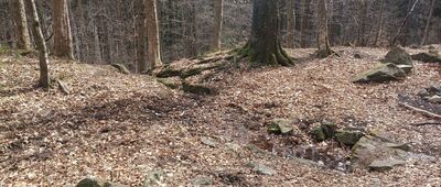 Ślęża, rozejście szlaków