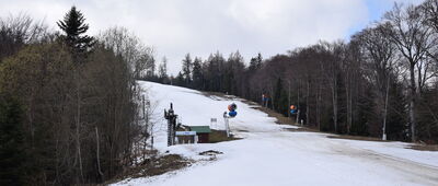 Pod Jaworzyną Krynicką, odejście do schroniska