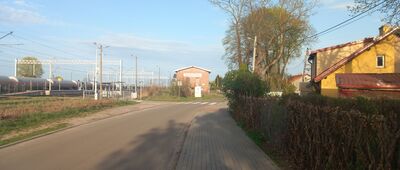 Samborowo ↔ Samborowo, rozejście szlaków