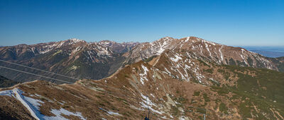 Myślenickie Turnie ↔ Kasprowy Wierch [Tatry Zachodnie z Kasprowego Wierchu]
