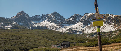 Kolejka krzesełkowa Gąsienicowa, stacja dolna [Rozejście szlaków w Dolinie Gąsienicowej]