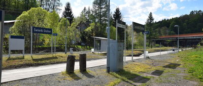 Świerki Dolne, stacja kolejowa ↔ Rozdroże nad Świerkami Dolnymi