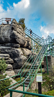 Wejście na Szczeliniec Wielki