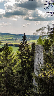 Widok ze Skał Puchacza