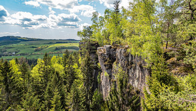 Widok ze Skał Puchacza