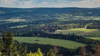 Widok ze Skał Puchacza