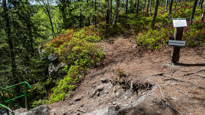 Zejście do Skalnej Czaszki