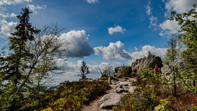 Widok ze skał przed Narożnikiem