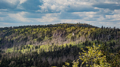 Widok ze skał przed Narożnikiem