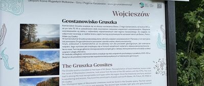 Wojcieszów, ul. Kościelna ↔ Odejście do ruin wapiennika